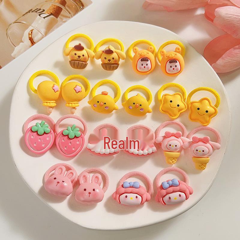 Baby & Toddler Elastic Hair Ties - No Damage Hair Accessories for Infants & Little Girls