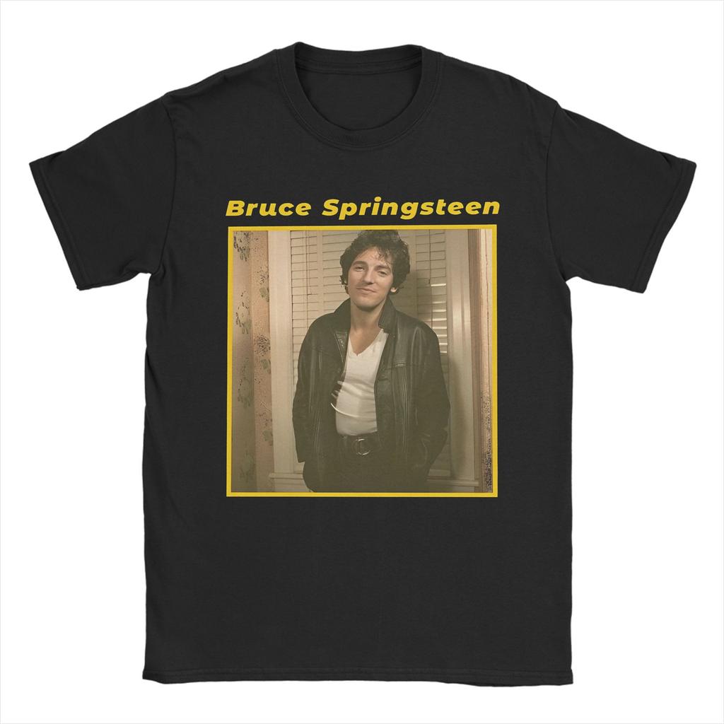 Men T-Shirt Bruce Springsteens Amazing 100% Cotton Tees Short Sleeve  T Shirts Round Collar Clothing 4XL 5XL 6XL