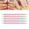 5pcs Nail Art Dotting Pen Dual Ended Nail Painting Pen   Carving Pen with Acrylic Handle