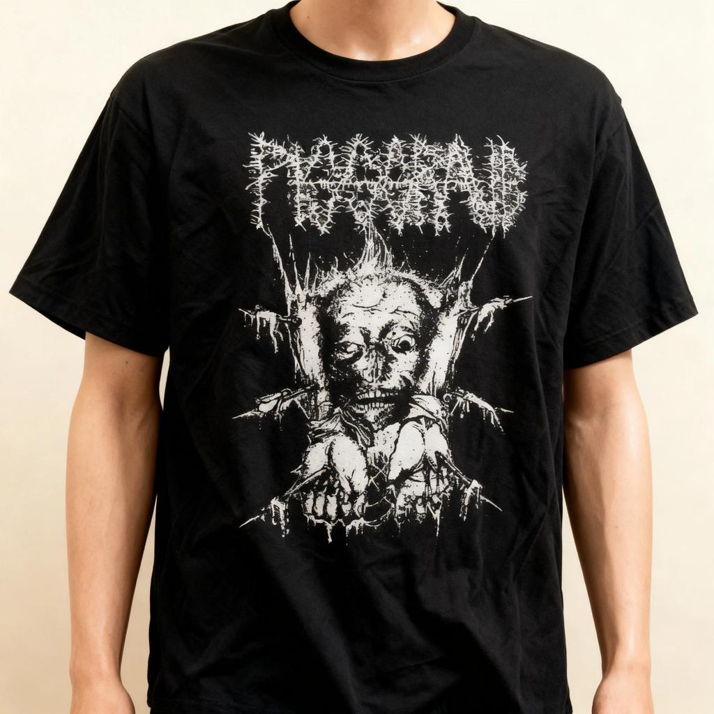 Pissgrave Band Konzerttour Baumwolle Schwarz Unisex Shirt