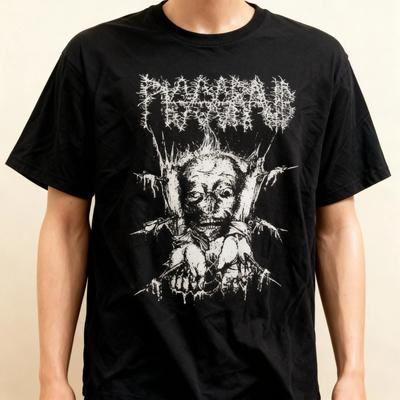 Pissgrave Band Concert Tour Cotton Black Unisex Shirt