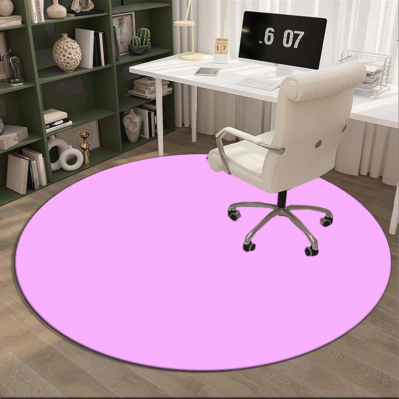 Colorful Round Carpet Chair Cushion Round Entryway Rug, Soft Round Rugs for Living Room, Bedroom, Circle Carpet Decor Gifts