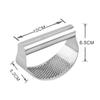 Dagu Stainless Steel Curved Garlic Press Chopper Crusher Manual Ginger Mincer Masher