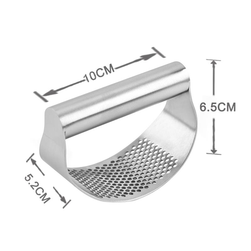 Dagu Stainless Steel Curved Garlic Press Chopper Crusher Manual Ginger Mincer Masher