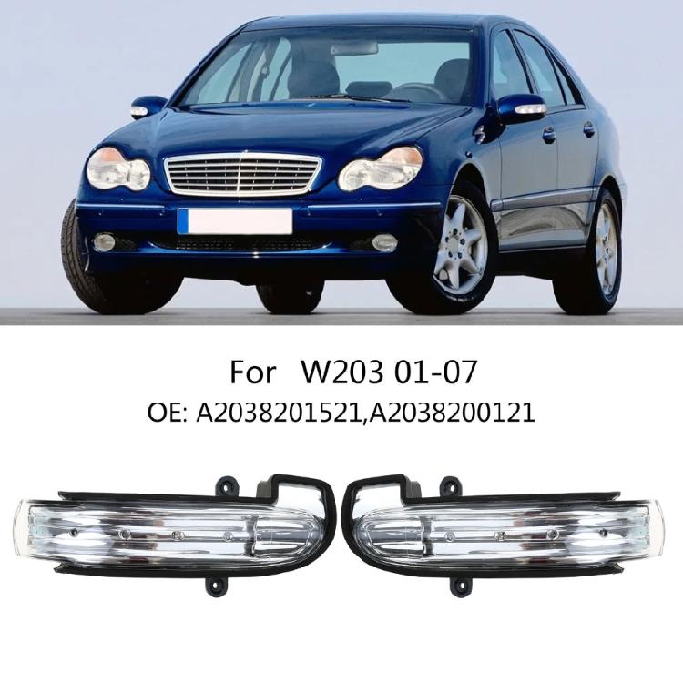 Vehicle Signal Lamp Front Indicator Corner Light Waterproof Easy Installation for W203 S203 C203 A2038201521 A2038200121