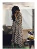 2025 Autumn/Winter Artistic A-line Skirt with Pockets and 3/4 Sleeves
