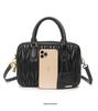 Hochwertige Damen-Lammleder Bowling Schulter-/Crossbody-Tasche