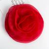 Color Organza Three-Dimensional Flower Corsage Decorative Cloth Sticker Handmade Diy Jewelry Accessories Simulated Flower Clothing Accessories
