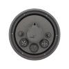 12inch Retro Waterproof Clock with Thermometer Outdoor Garden Yard Decoration
