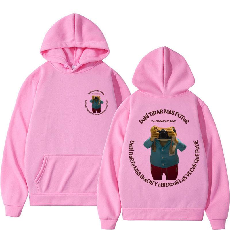 Bad Bunny Debi Tirar Mas Fotos DTMF Hoodies Men Women Fashion Hip Hop Sweatshirt Fleece Oversized Casual Sportwear