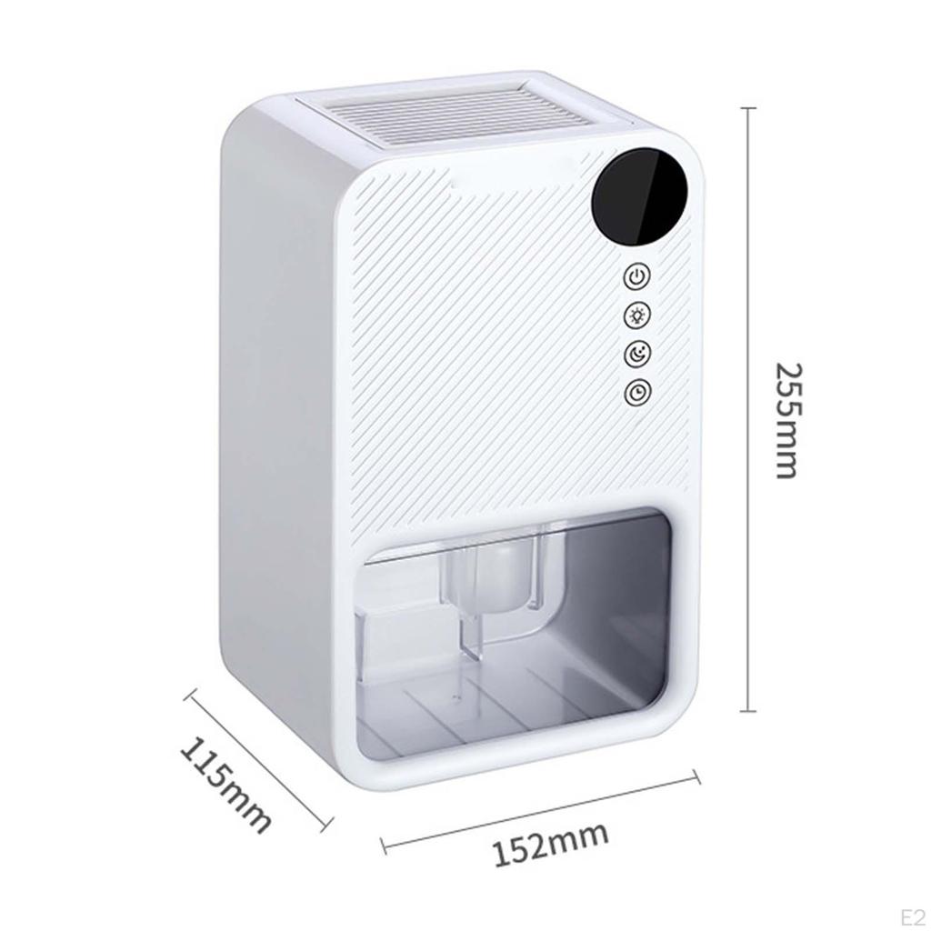 1.1L Air Dehumidifier, Moisture Absorbers with Colorful Night Light, Compact for Room, Bathroom,