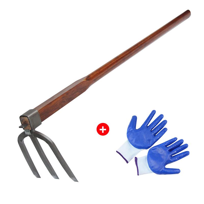 LAUTEE Wooden Handle Gardening Hoe