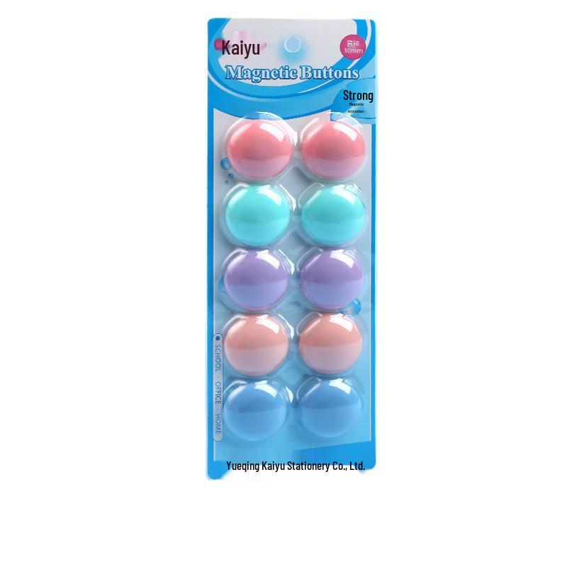 Morandi Colored Magnetic Particle Stickers: Strong Magnet for Blackboard & Whiteboard