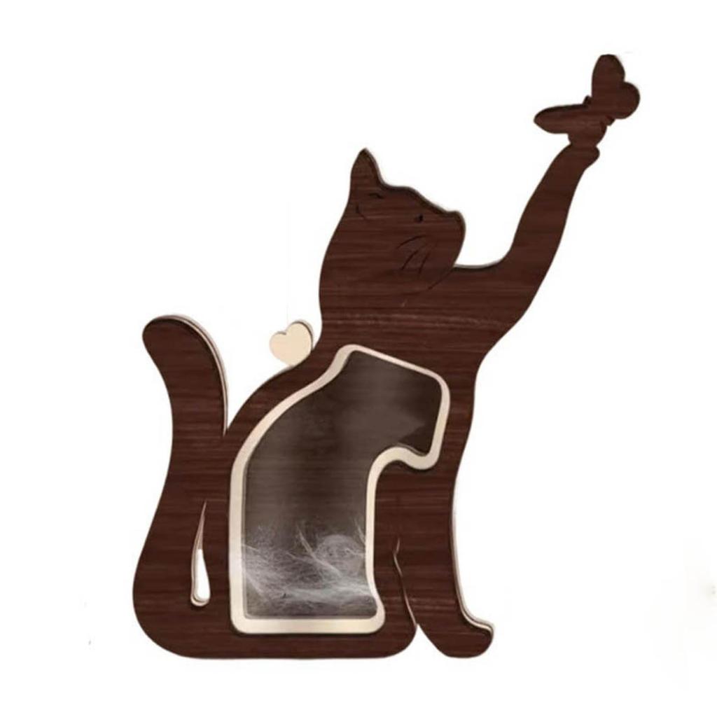Personalized Cat And Dog Hair Souvenir Box Pet Hair Storage Box Wooden Crafts Ornaments