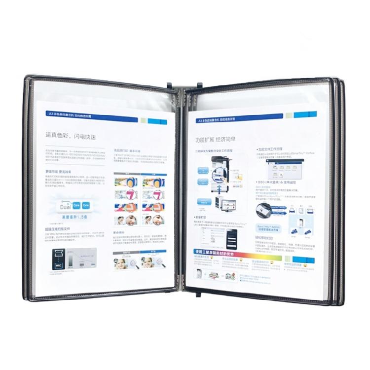 Wall Reference Organizer with 5 Easy-Loading Pocket for Workshop