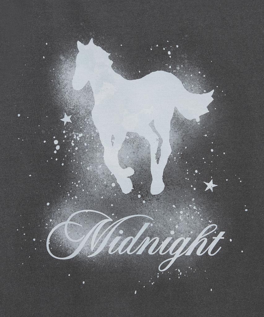MIDNIGHT MOVE Horse T (Dark Grey)