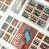 16 Sheets Per Pack Retro Style Stickers Scrapbook Stickers Diary Album Decoration DIY Hand Account Collage Stationery Stickers