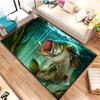 15 Sizes Lure Fishing Rug Anti-Slip Mat Dining Room Living Room Area Rug Soft Bedroom Rug Fishing Lovers Gift Home Decor