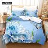 Flower Butterfly Bedding Set Duvet Cover Set 3d Bedding Digital Printing Bed Linen Queen Size Bedding Set Fashion Design