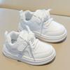 Children's White Sneakers - New Spring/Autumn Collection, Lightweight Sports Shoes for Boys, Casual Skate Shoes for Girls