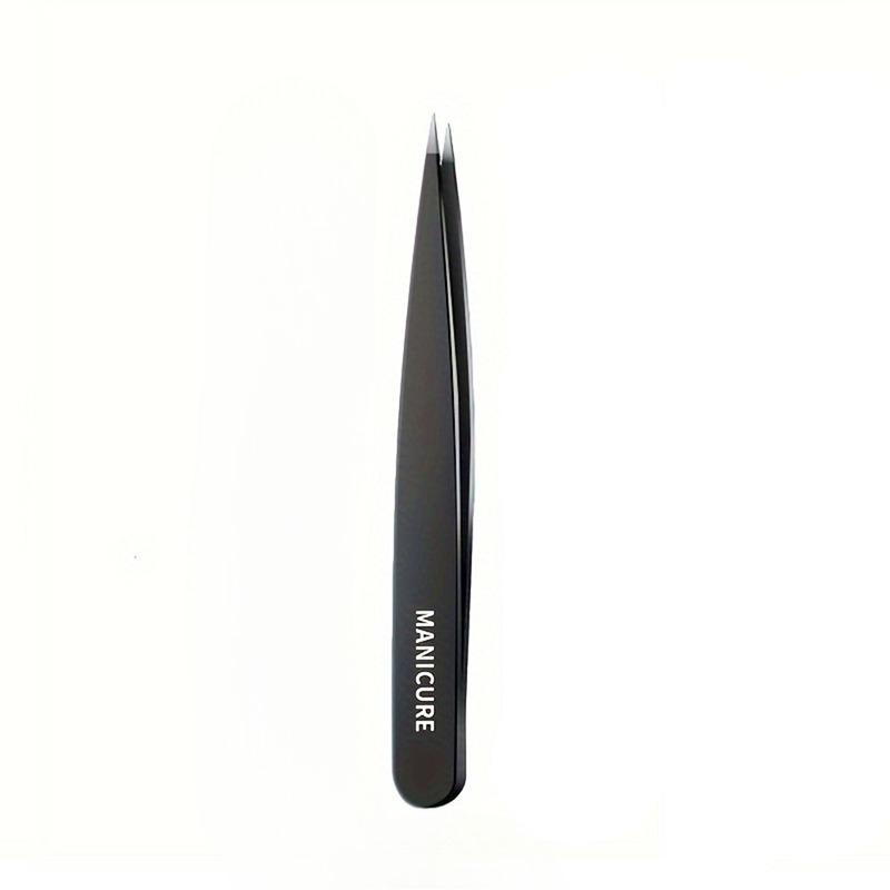 Eyebrow ClipStainless Steel Tweezer Set Ultra-Precise Slant Pointed Flat & Angled Tips for Effortless Eyebrow Shaping Splinter
