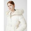 CC collect. Women S Fox Fur Belted Half Lightweight Down Cr c254pSg186