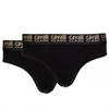 Cavalli class Slips 2er-Pack Herren-Slips Schwarz - Größe: M