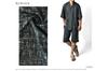 Jinbei Absorpční pot Rychleschnoucí Yukata Snadné Snadné Domácí oblečení Hybridní Jinbei C4R L Japonské 3 Černá Série [Aruge] Pánské / /