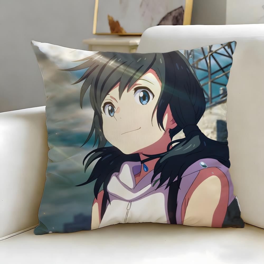 Stylish Wweathering With Youable Cushion Cover Soft EasyWash Pillow Case Versatile for Couch Bed Travel and Office