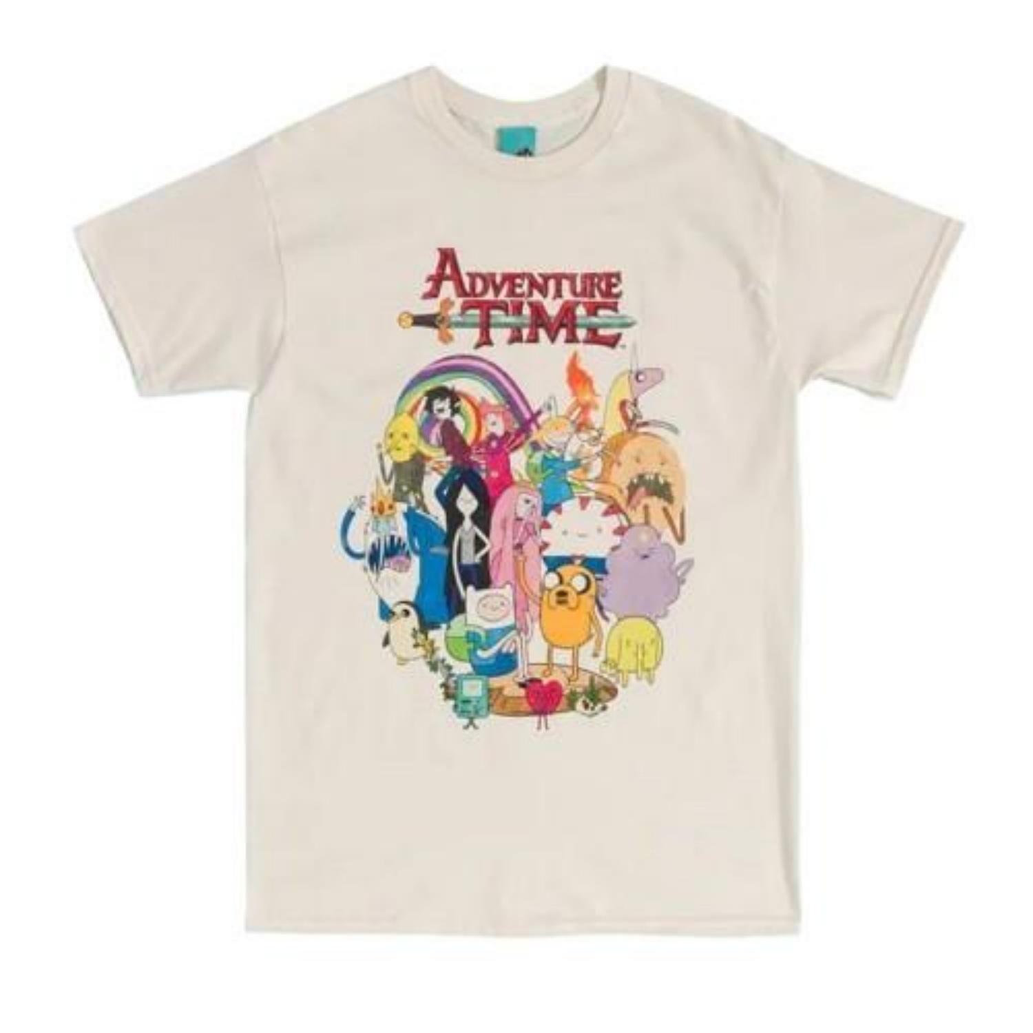 Adventure Time Unisex Adult Characters T-Shirt S разноцветный