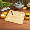 Brangdy Go Game Set with Crystal Jade Pieces & Bamboo Board