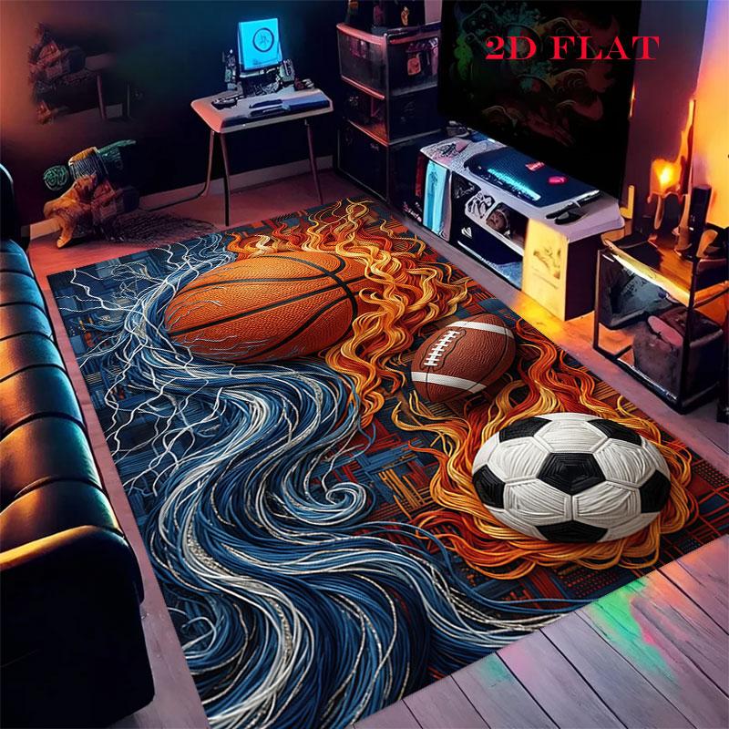 Neutral Sense Carpet Rug for Living Room Bedroom Home Sofa Decoration,Kids play Nonslip Floor Mat