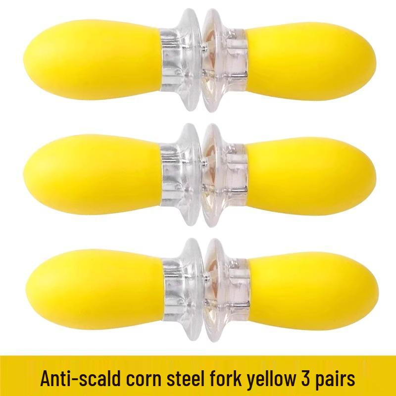 

Креативная вилка для кукурузы, защищающая от ожогов: Дети едят кукурузу в початках без беспорядка!