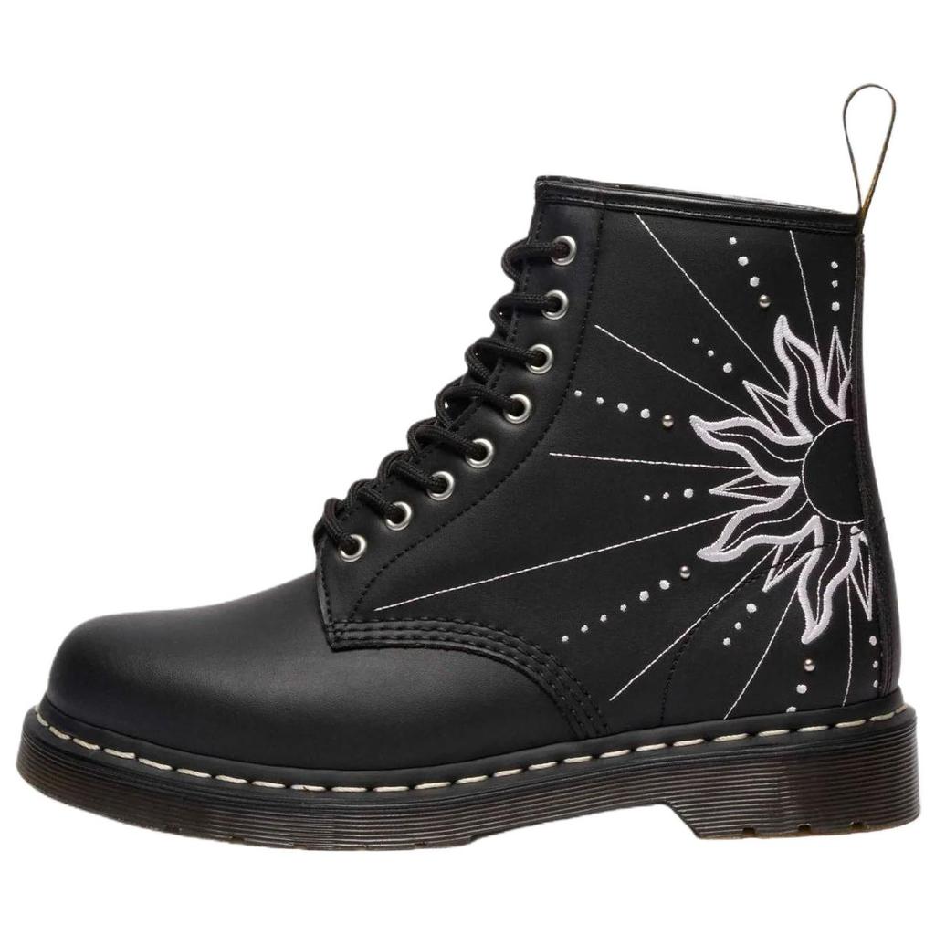 DR. Martens 1460 Solar Flare Leder Schnürstiefel Unisex Stiefel Schwarz 41813001