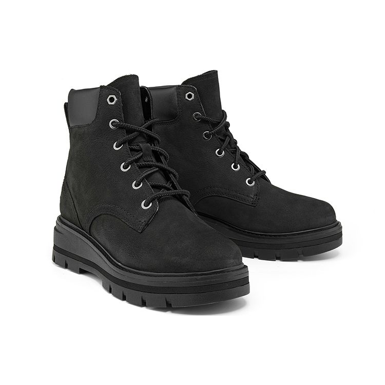 Timberland Casual Comfortable Short Work Outdoor Boots Women Boots Black A2JV7W