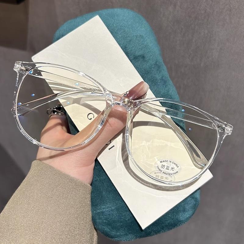 Women's Anti-blue Light Reading Glasses Men Unisex Fashion Retro Computer Eyewear Popular Round HD Lens Presbyopia for Female