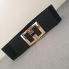 Stylish And Comfortable Black Elastic Waist Belt For Women Ideal For Dressy Casual Wear