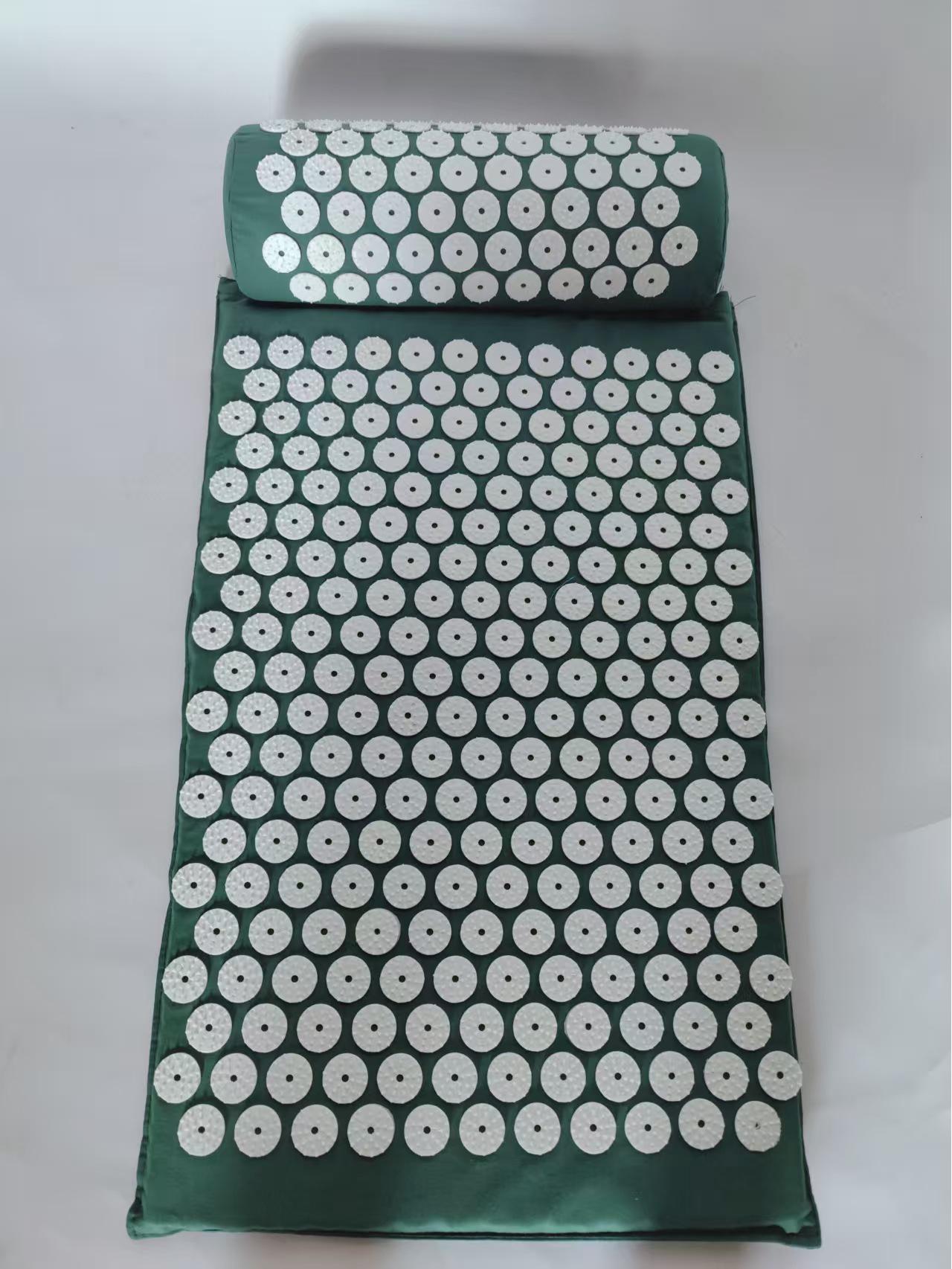 

Acupressure Yoga Mat & Pillow Set for Massage & Therapy