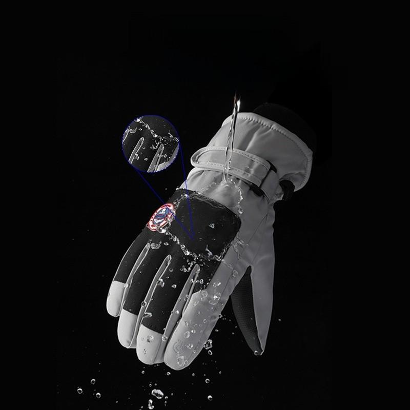 Snow Ski Gloves Women Men Touchscreen Waterproof Windproof Thick Oxford Fabric For Winter Outdoor Sports