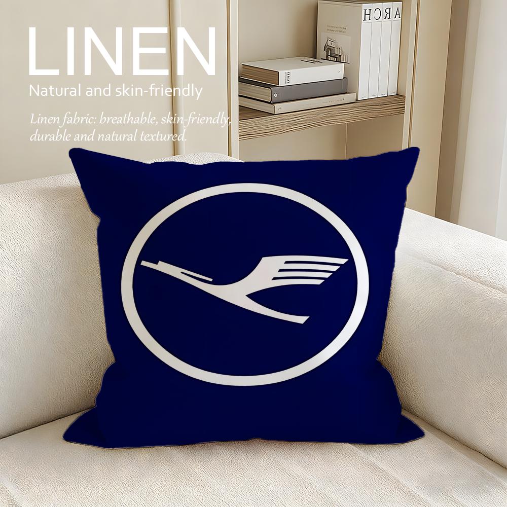 Brand Lufthansa Cushion Cover Pillowcase Set Pcs X X Breathable Washable Sofa Cushion Cover