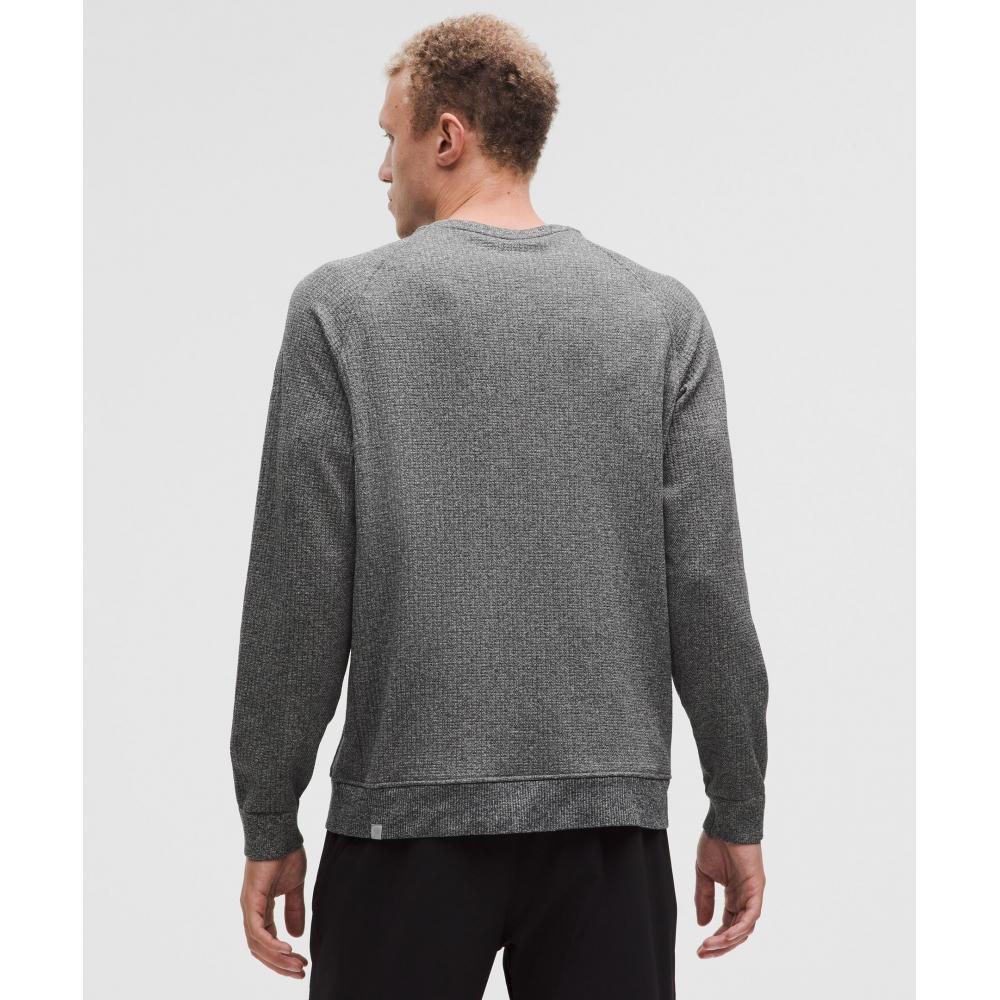 Lululemon Engineered Warmth Long Sleeve Crew Silver Drop Graphite Grey