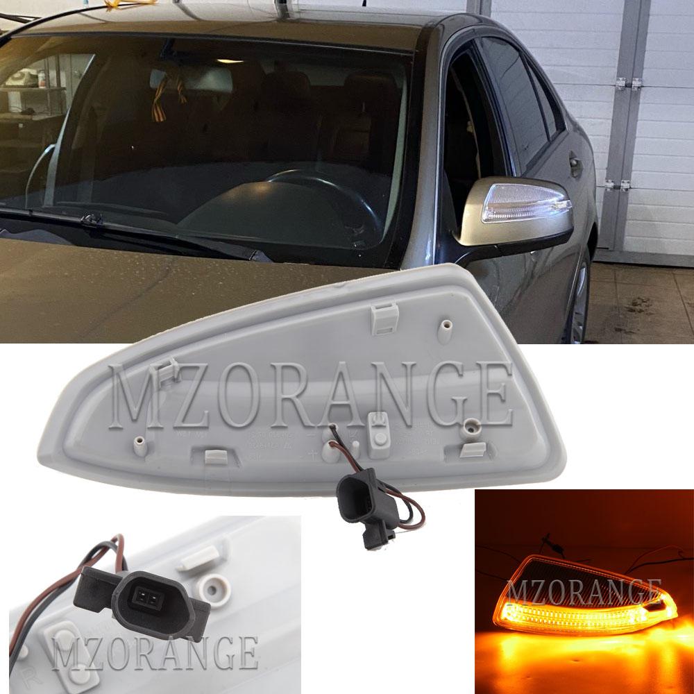 for W164 LED Side Mirror Turn Signal Light for Mercedes-Benz W204 W164 ML300 ML500 ML550 ML320 Door Wing Rear View Mirror