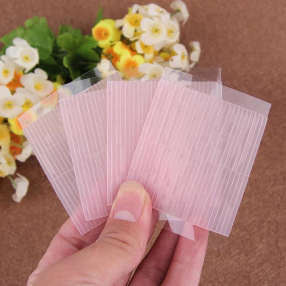 100PC Invisible Double Eyelid Fiber Magic Eyes Stickers Super Stretch Fold Lift Adhesive Strips Eye Tap
