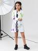 Children's Mad Scientist Halloween Costume - White Coat Role-Playing Set
