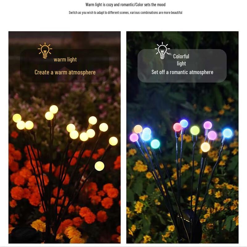 Solar Firefly Garden Stake Lights