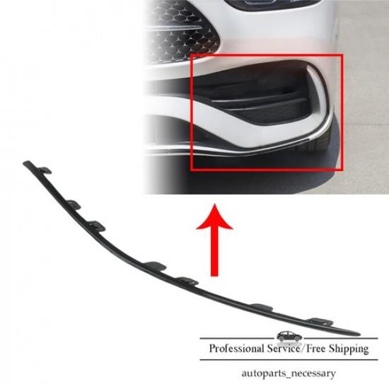 Glossy Black Left Front Bumper Molding Trim For Mercedes 300C 300CD C300 C43 AMG