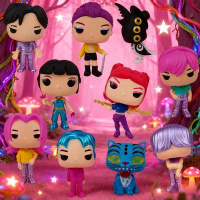 Kpop Demon Hunters Huntrix Sada figurek - Sběratelské hračky Derpy Tiger Rumi Mira Zoey Sussy Figurkové ozdoby pro fanoušky