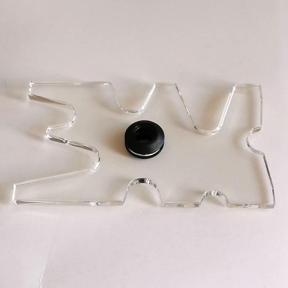 Portable Design Billiard Bridge Head Clear Acrylic Billiard Cue Bridge  Training Practice