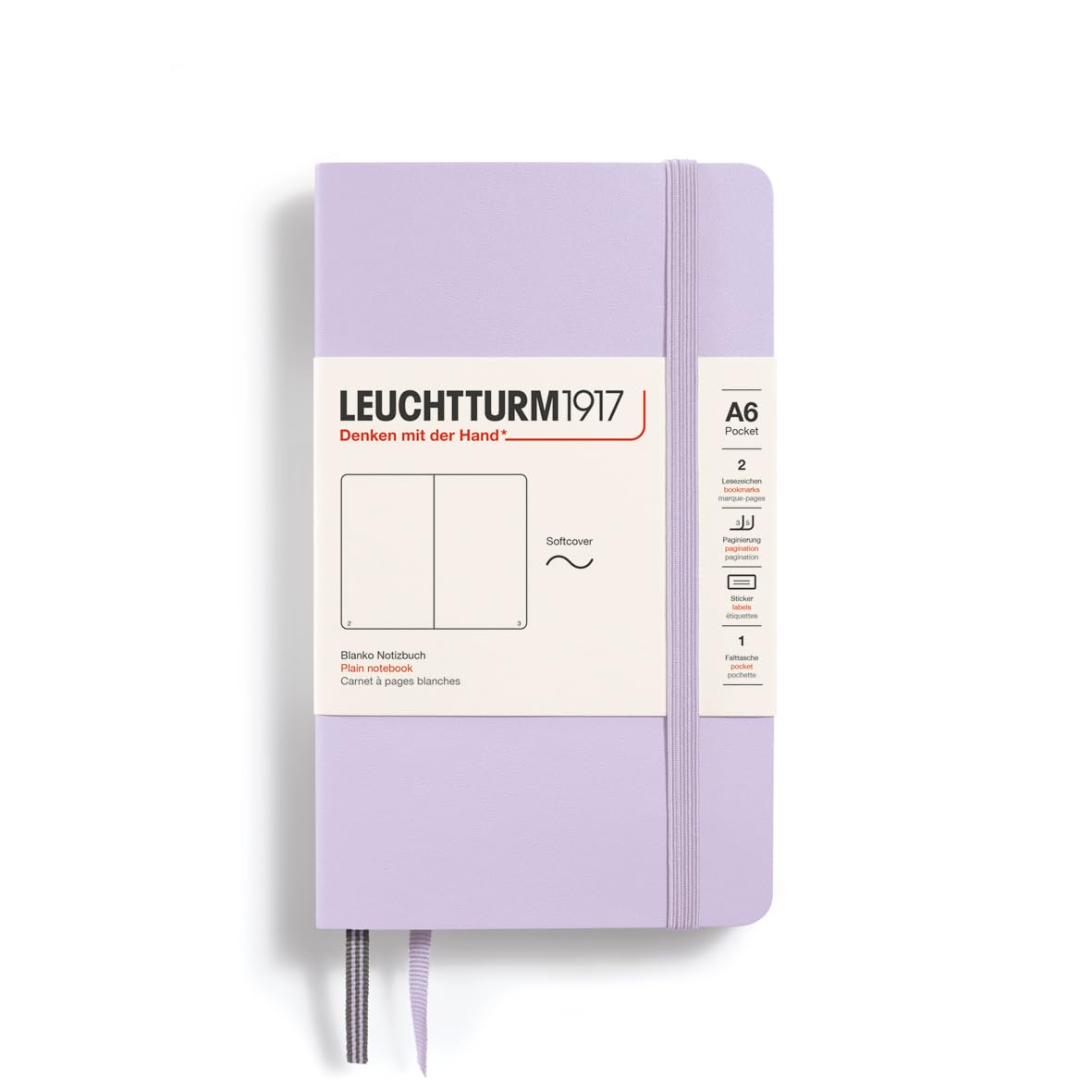 LEUCHTTURM1917 Notebook A6 Plain Lilac 368158