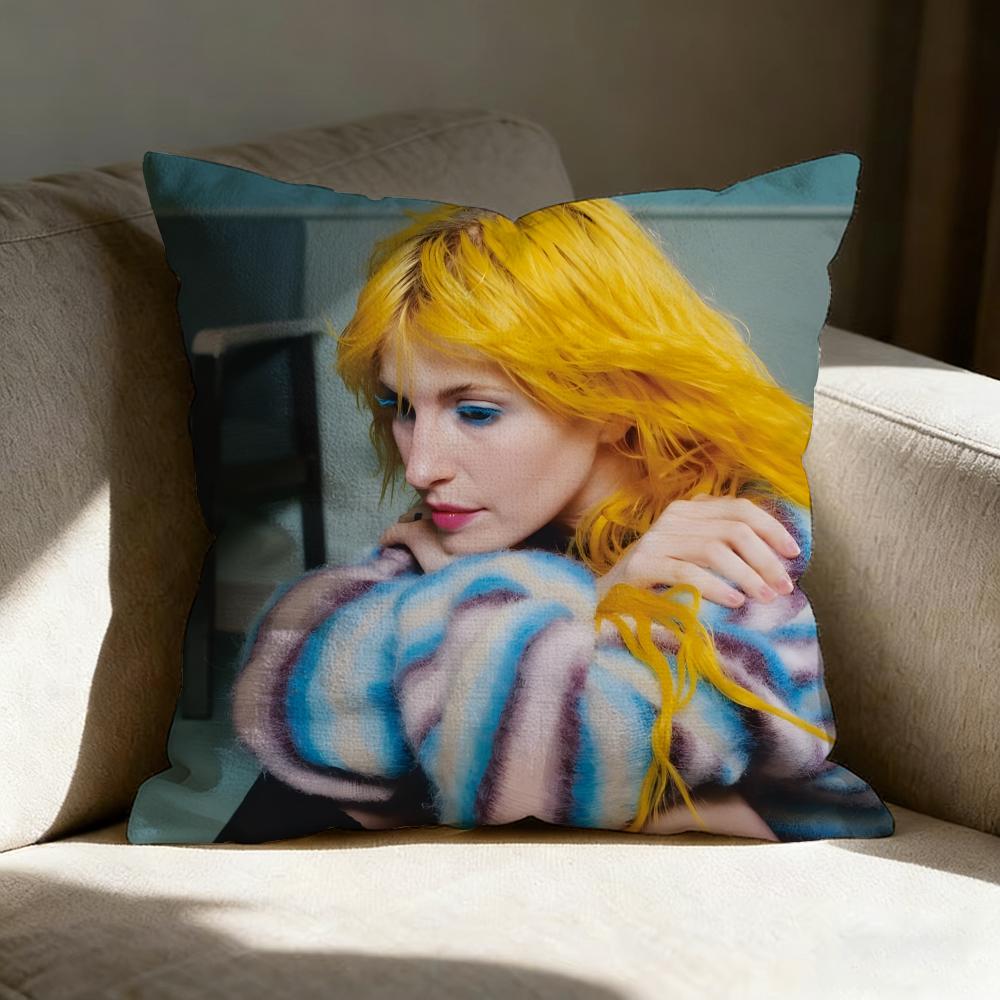 Hayley W-Williamss Singer Pillow Case Pillowcase, Double-Sided Printed, Sofa Cushion, Bedroom Headboard Pillow
